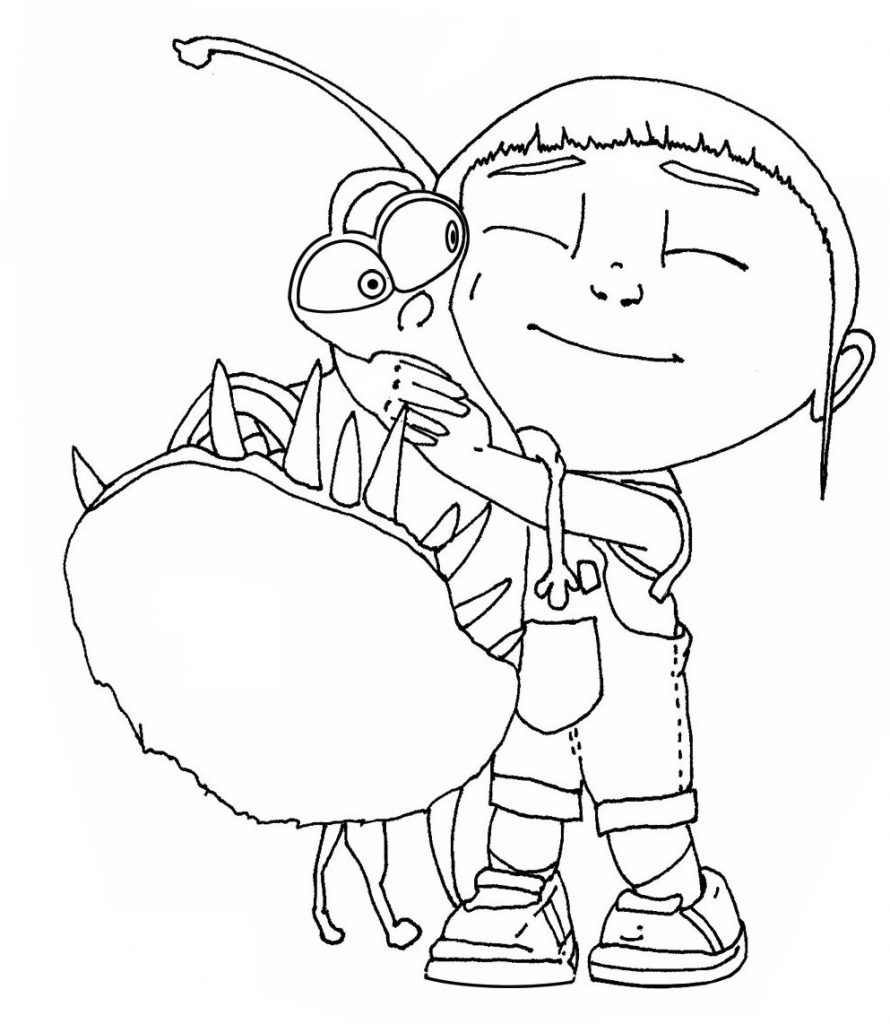 Despicable Me Coloring Page