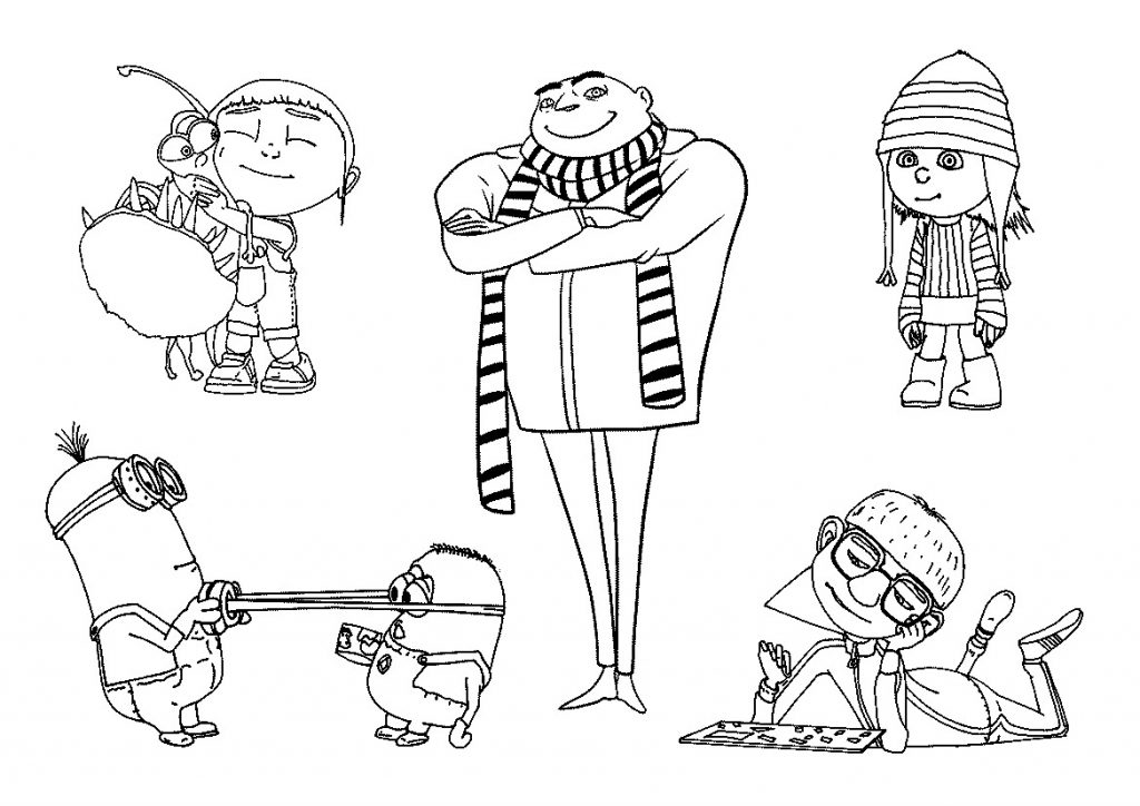 Despicable Me Coloring Pages To Print