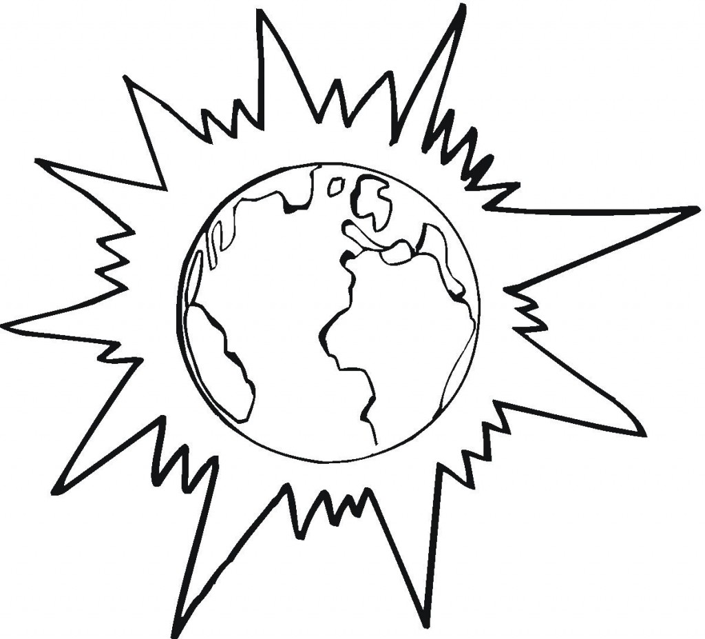 Free Printable Earth Coloring Pages For Kids