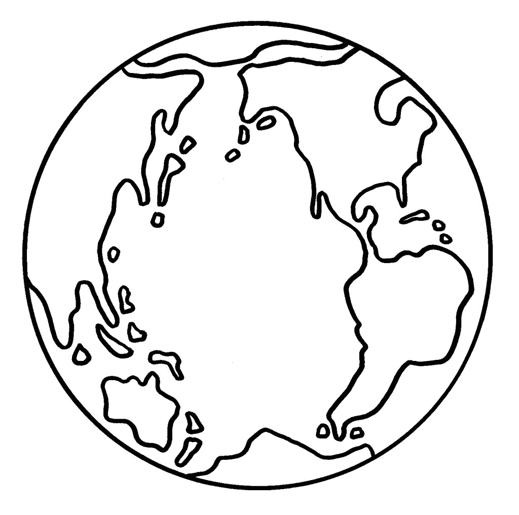 earth coloring pages