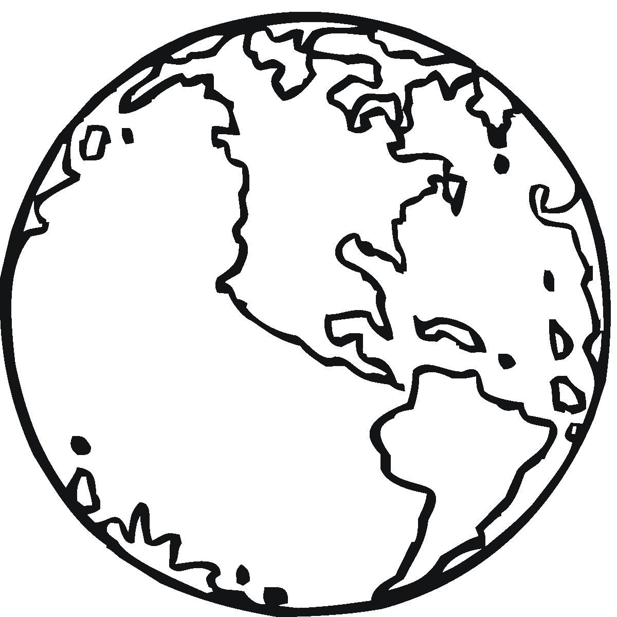 Earth Coloring Pages 4