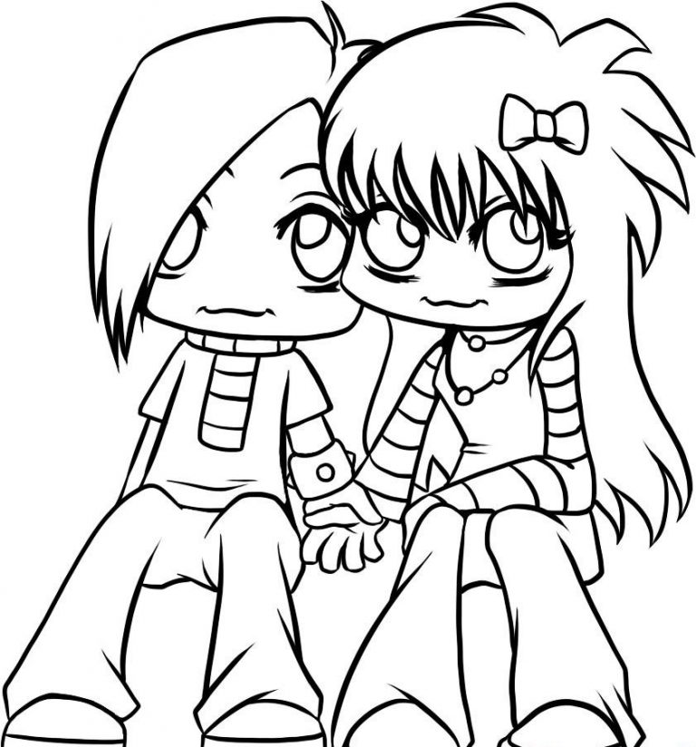 Free Printable Emo Coloring Pages For Kids Best Coloring Pages For Kids Free Emo Coloring Pages 768x824