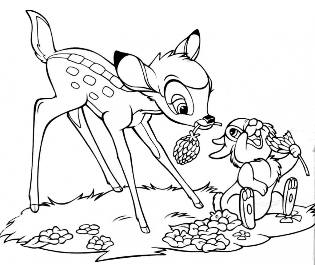 Free Printable Bambi Coloring Pages