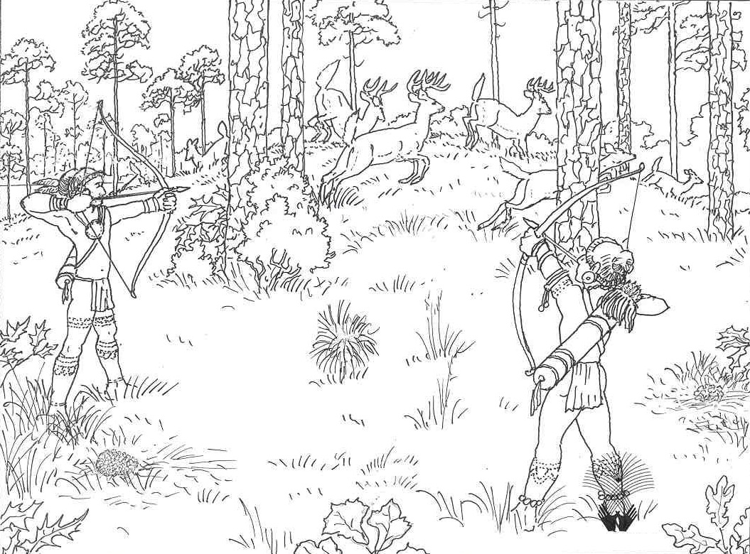 Free Printable Hunting Coloring Pages