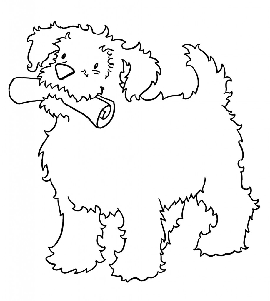 Free Printable Puppies Coloring Pages