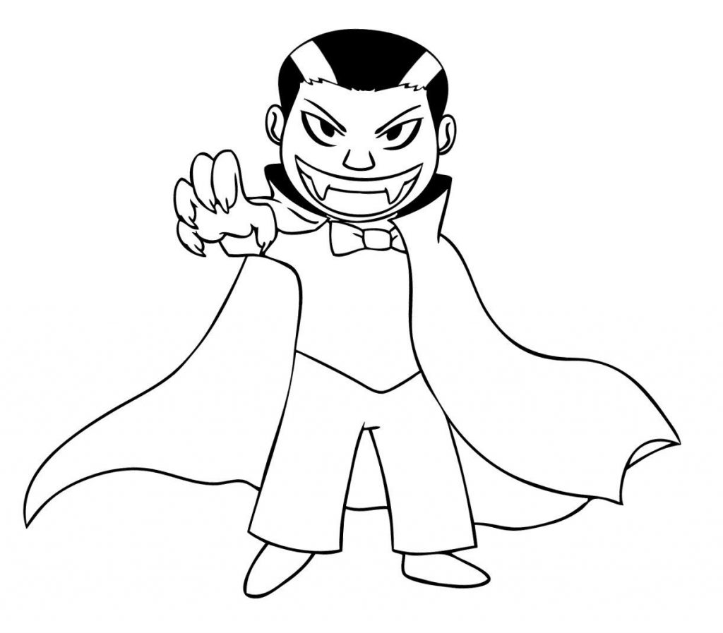 Free Vampire Coloring Pages