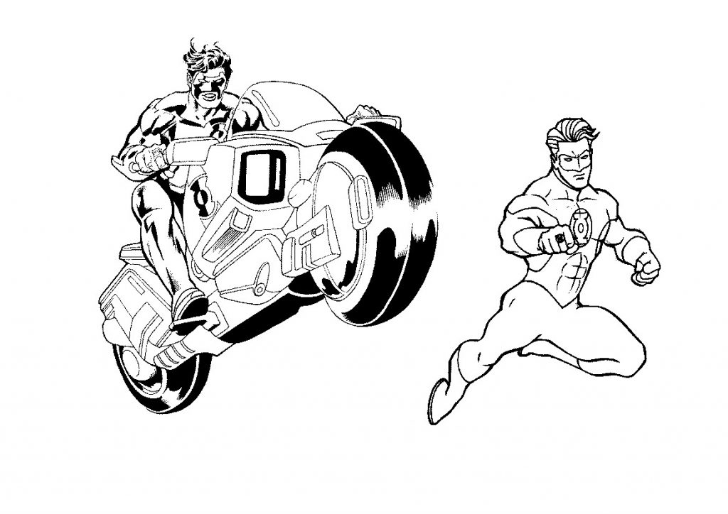 Download Free Printable Green Lantern Coloring Pages For Kids