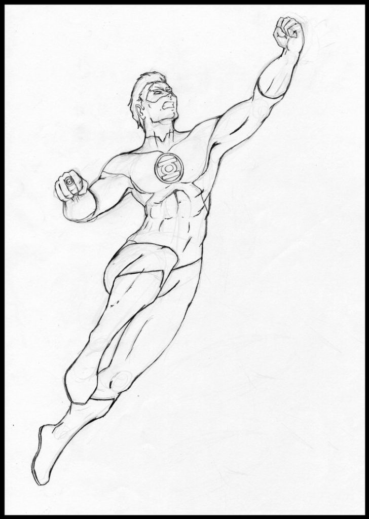 Free Printable Green Lantern Coloring Pages For Kids