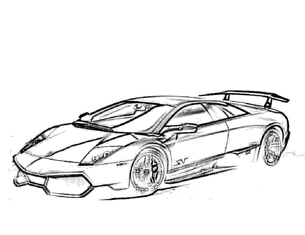 Lamborghini Urus Coloring Page