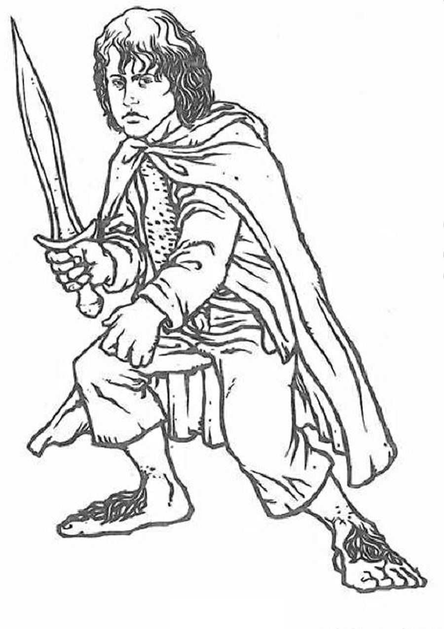 free coloring pages lord of the rings