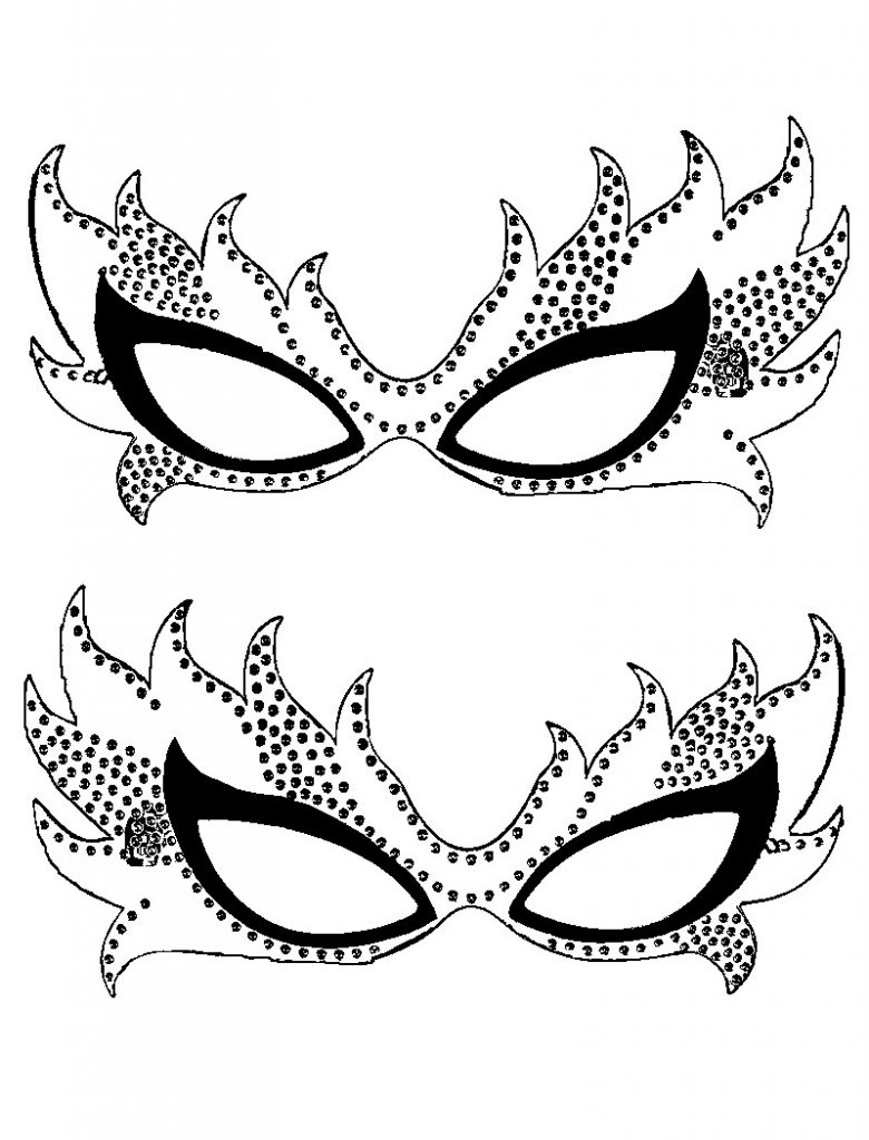 Mardi Gras Coloring Pages