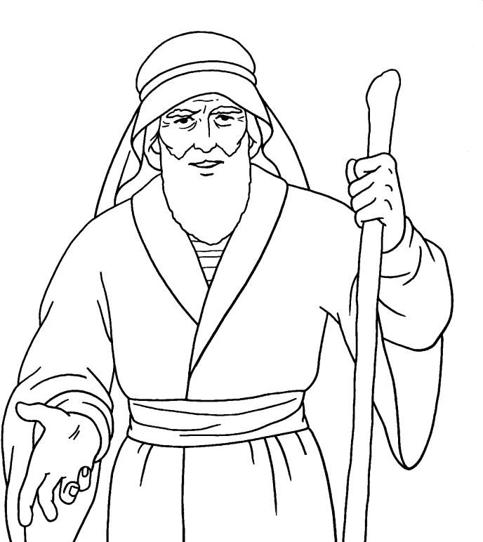Moses Coloring Pages Printable 7