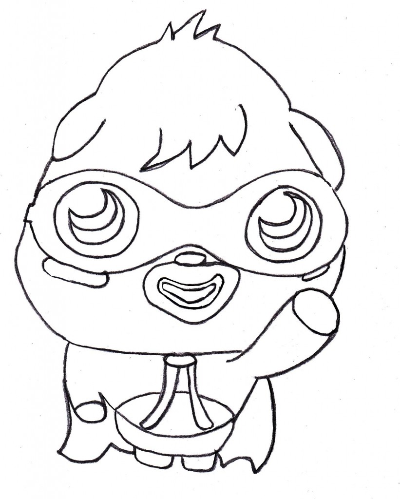 Moshi Monsters Coloring Pages For Kids