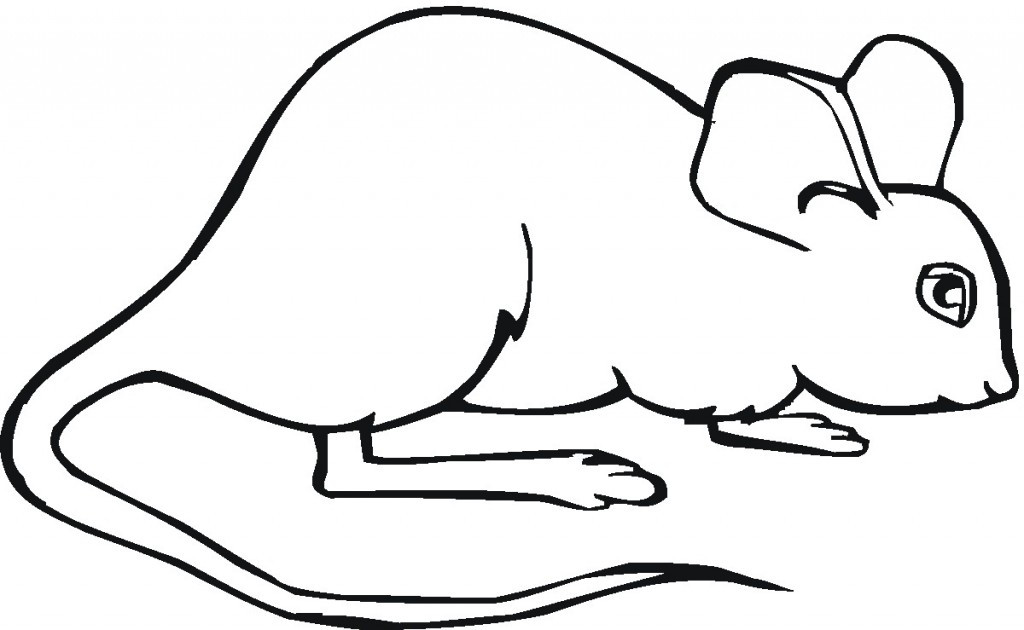 Mouse Coloring Pages For Free