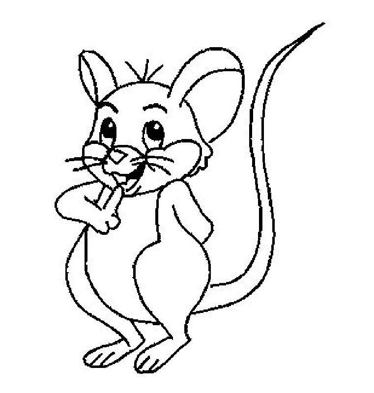 Mouse Coloring Pages To Print