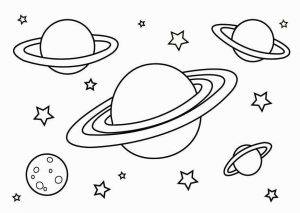 free printable planet coloring pages for kids