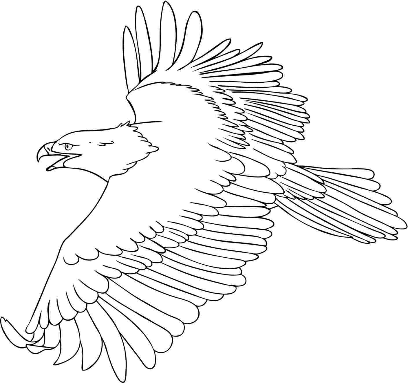 Printable Eagle Coloring Pages