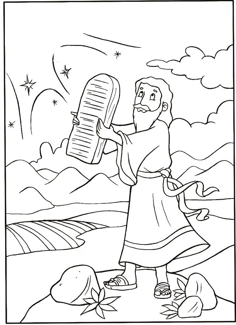 Moses Coloring Activities 5