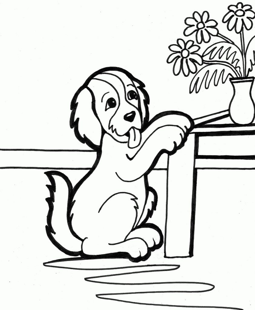 Printable Puppy Coloring Pages