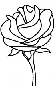 Free Printable Roses Coloring Pages For Kids