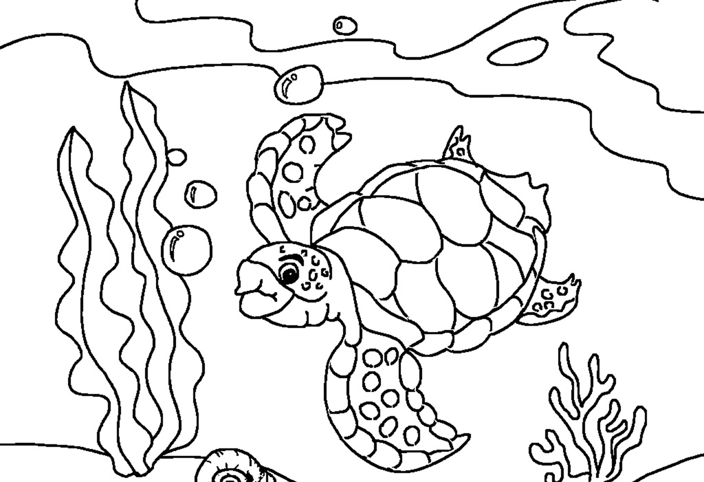 Free Printable Sea Turtle Coloring Pages For Kids