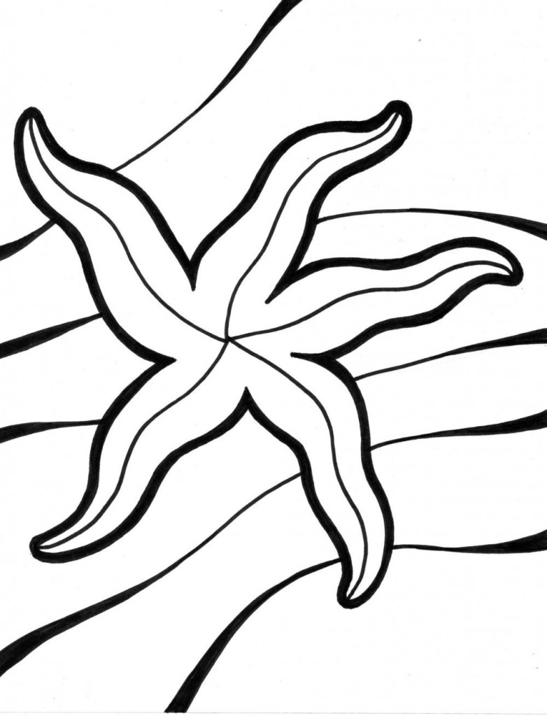 Starfish Coloring Pages