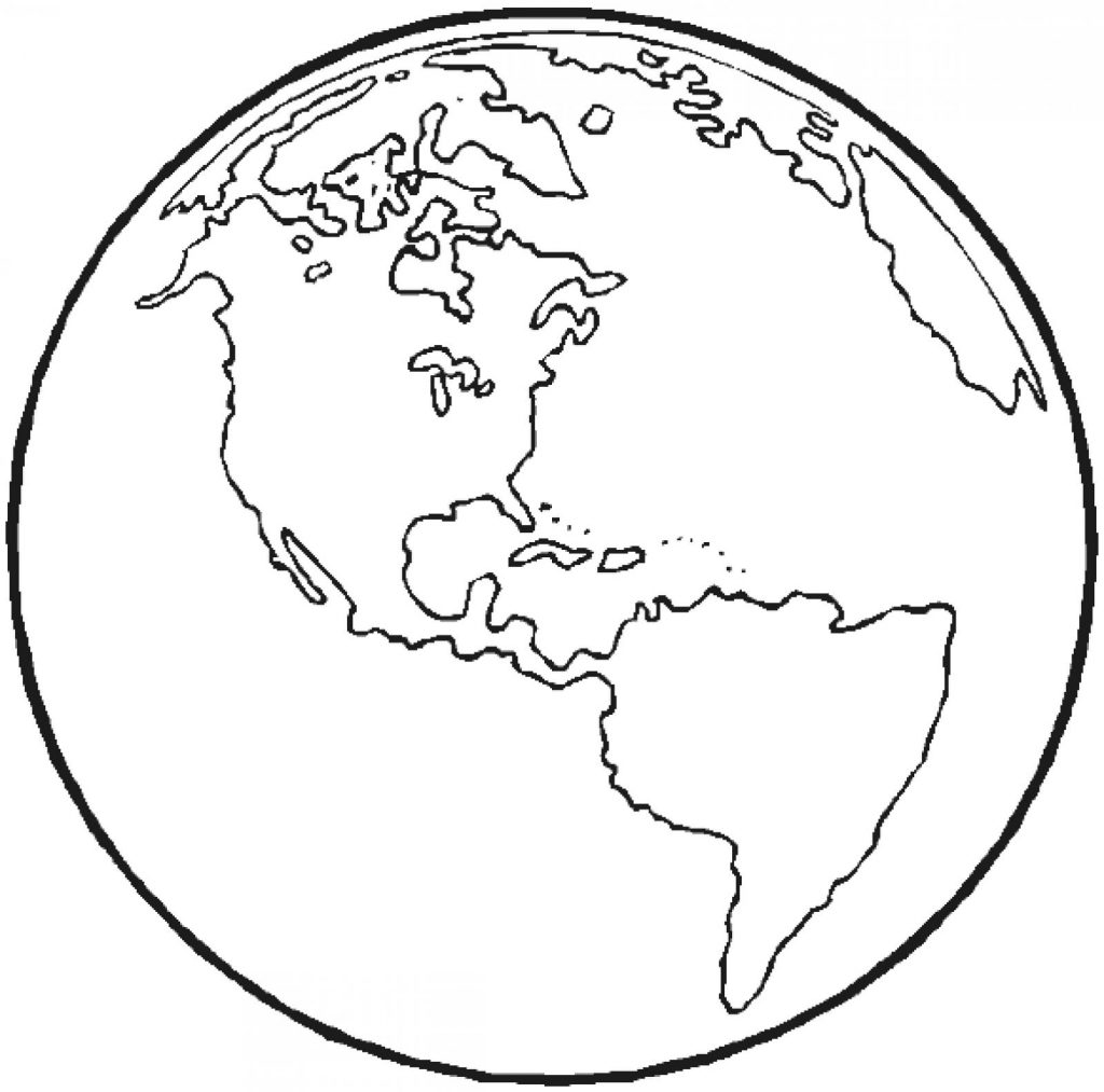 The Earth Coloring Page