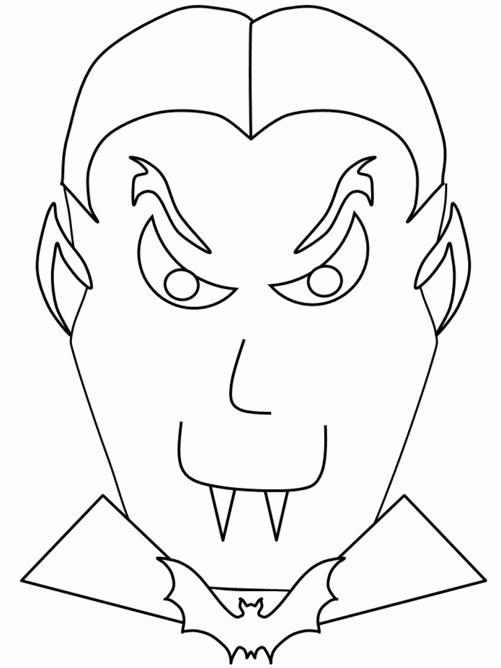  Free  Printable  Vampire  Coloring  Pages  For Kids