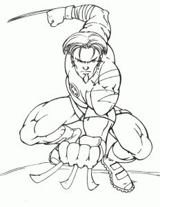 Free Printable X Men Coloring Pages For Kids