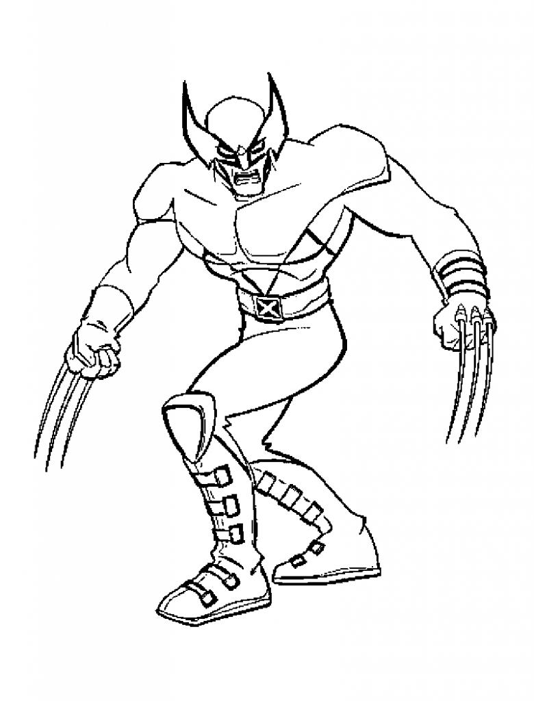X Men Coloring Pages To Print