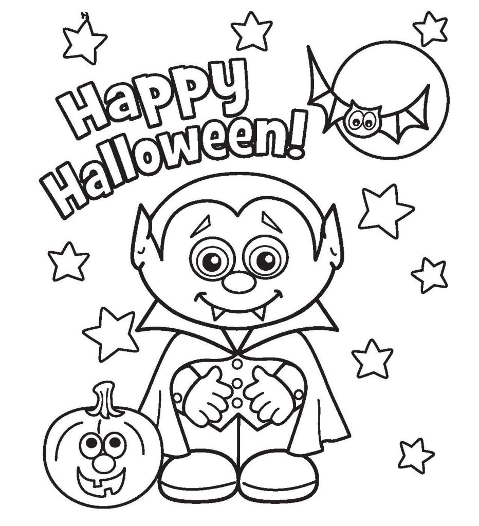  Free  Printable  Vampire  Coloring  Pages  For Kids