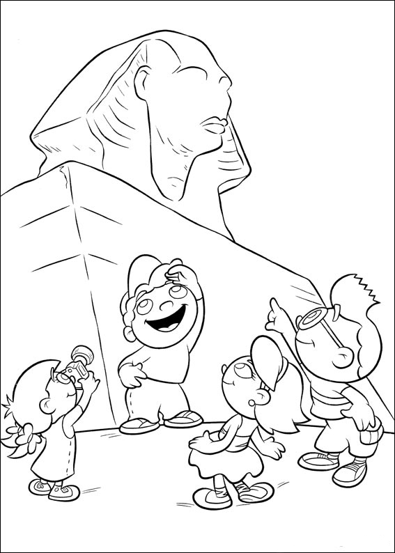 Little Einsteins Coloring Pages Sphinx