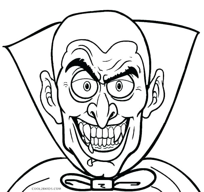 Vampire Coloring Pages