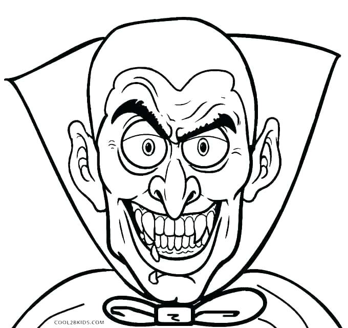 Free Printable Vampire Coloring Pages For Kids