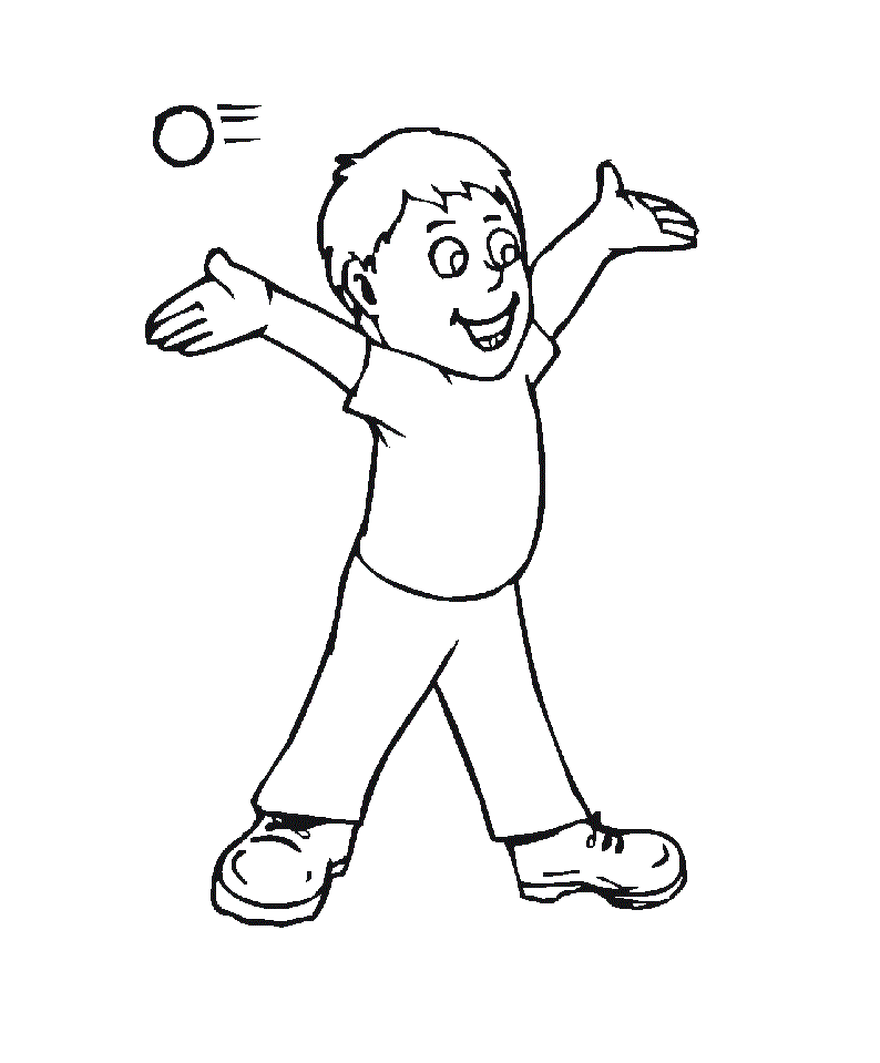 Boy Coloring Pages to Print