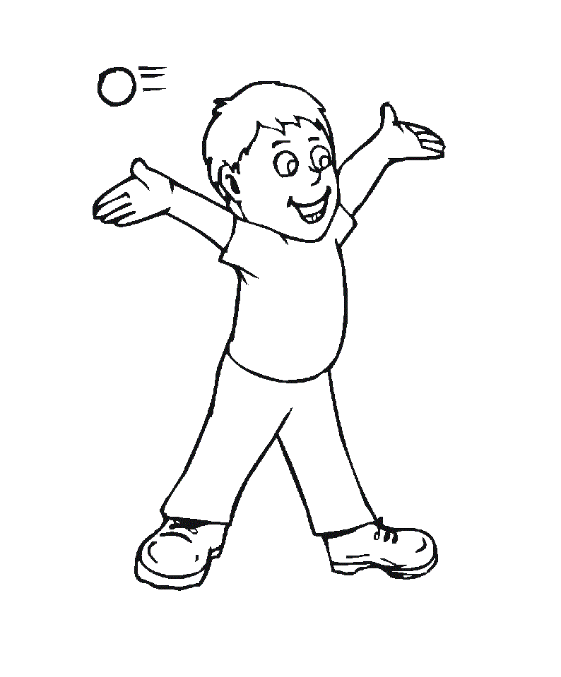 Boy Coloring Pages Printable Printable World Holiday
