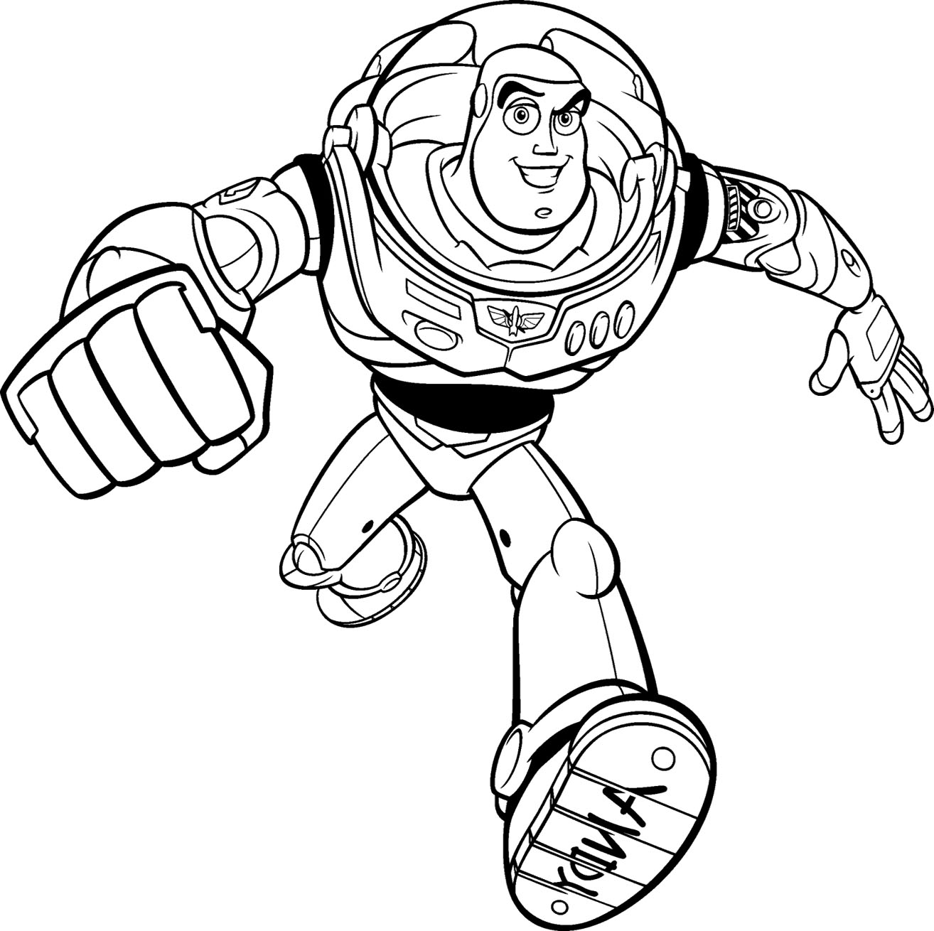 buzz lightyear coloring pages