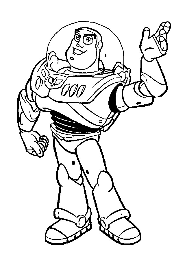 Buzz Lightyear Coloring Pages for Kids
