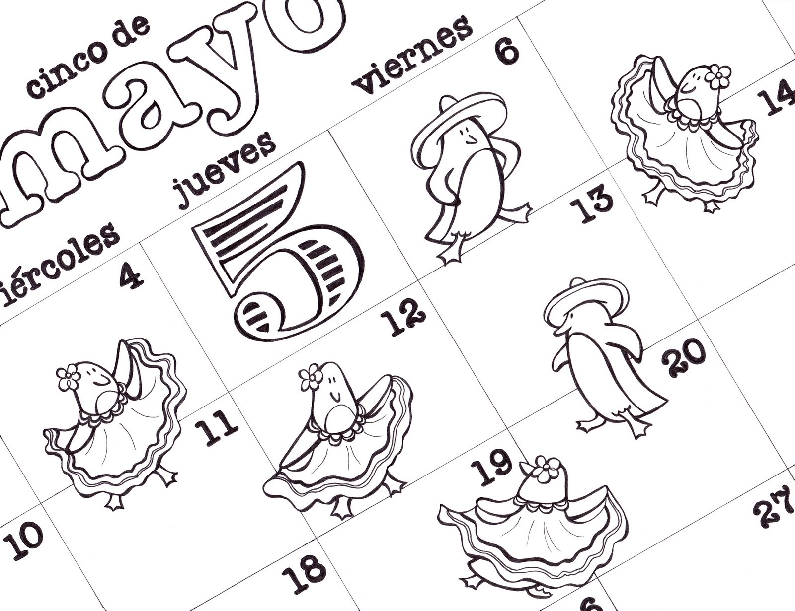 Free Printable Cinco De Mayo Coloring Pages For Kids ...