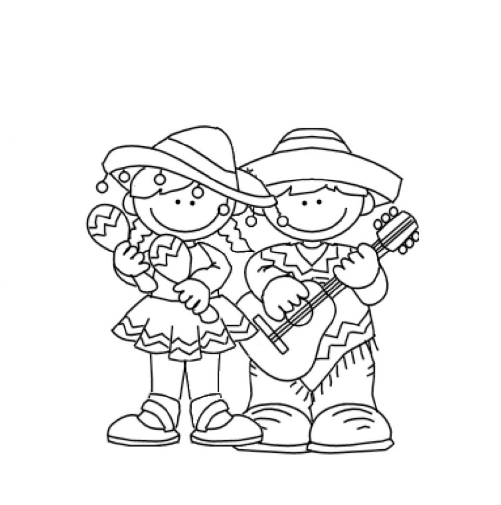 Cinco De Mayo Coloring Sheets