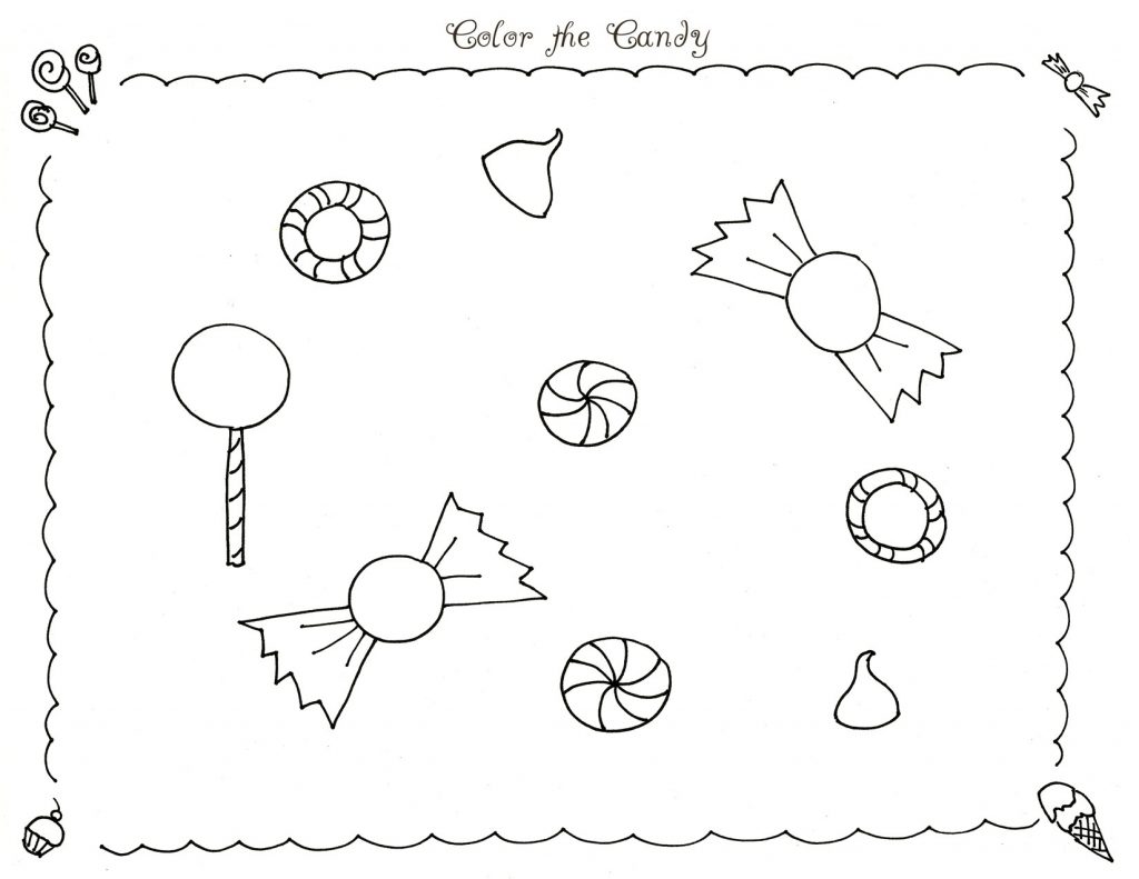 Coloring Pages Candy