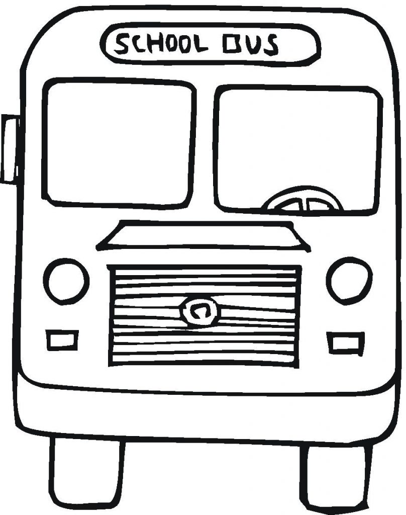 Coloring Pages School Bus