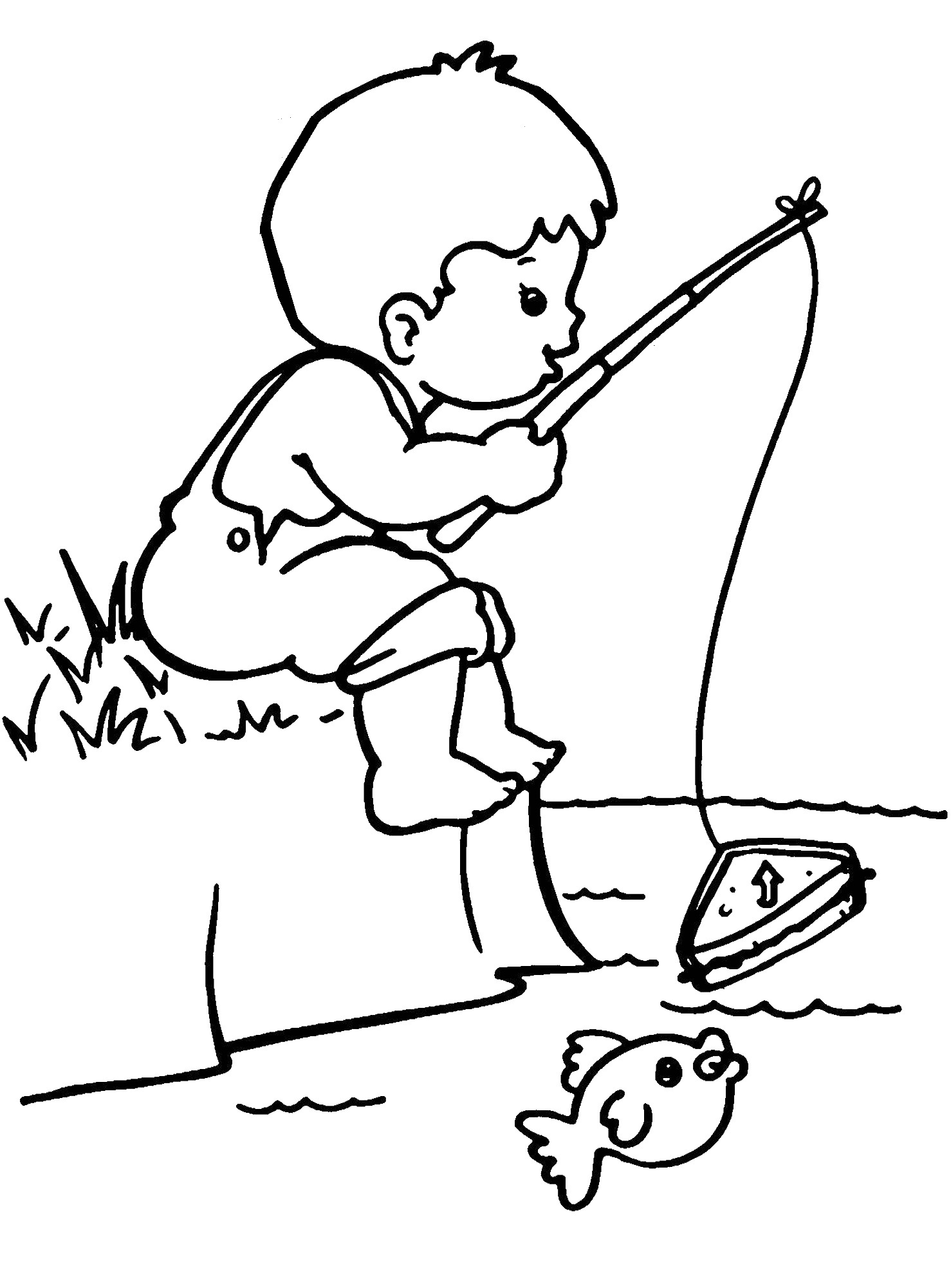 boy coloring pages