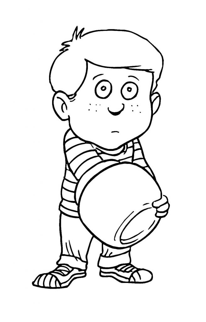 Free Printable Boy Coloring Pages For Kids