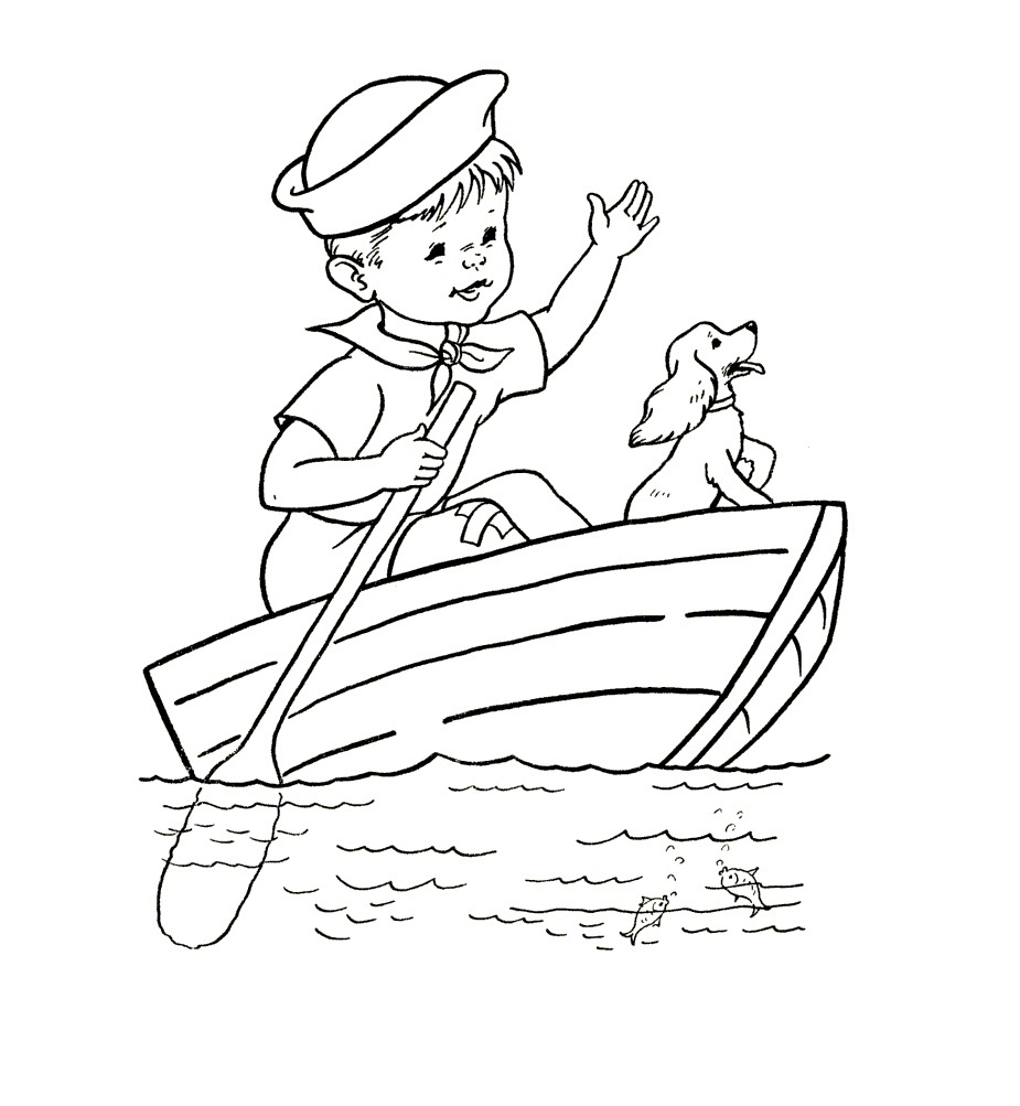 Printable Boat Coloring Pages Printable World Holiday