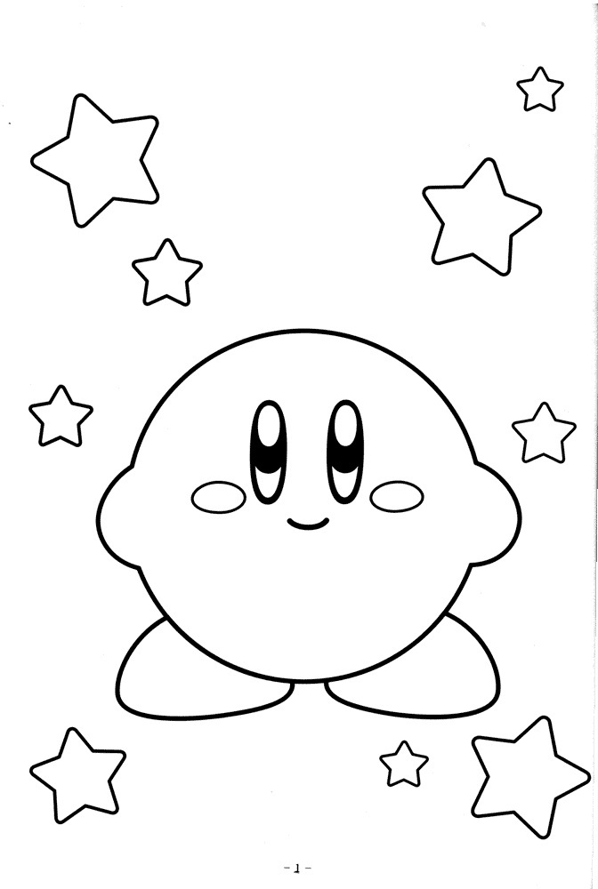 Free Printable Kirby Coloring Pages For Kids