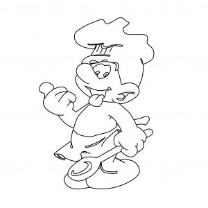 Free Printable Smurf Coloring Pages For Kids