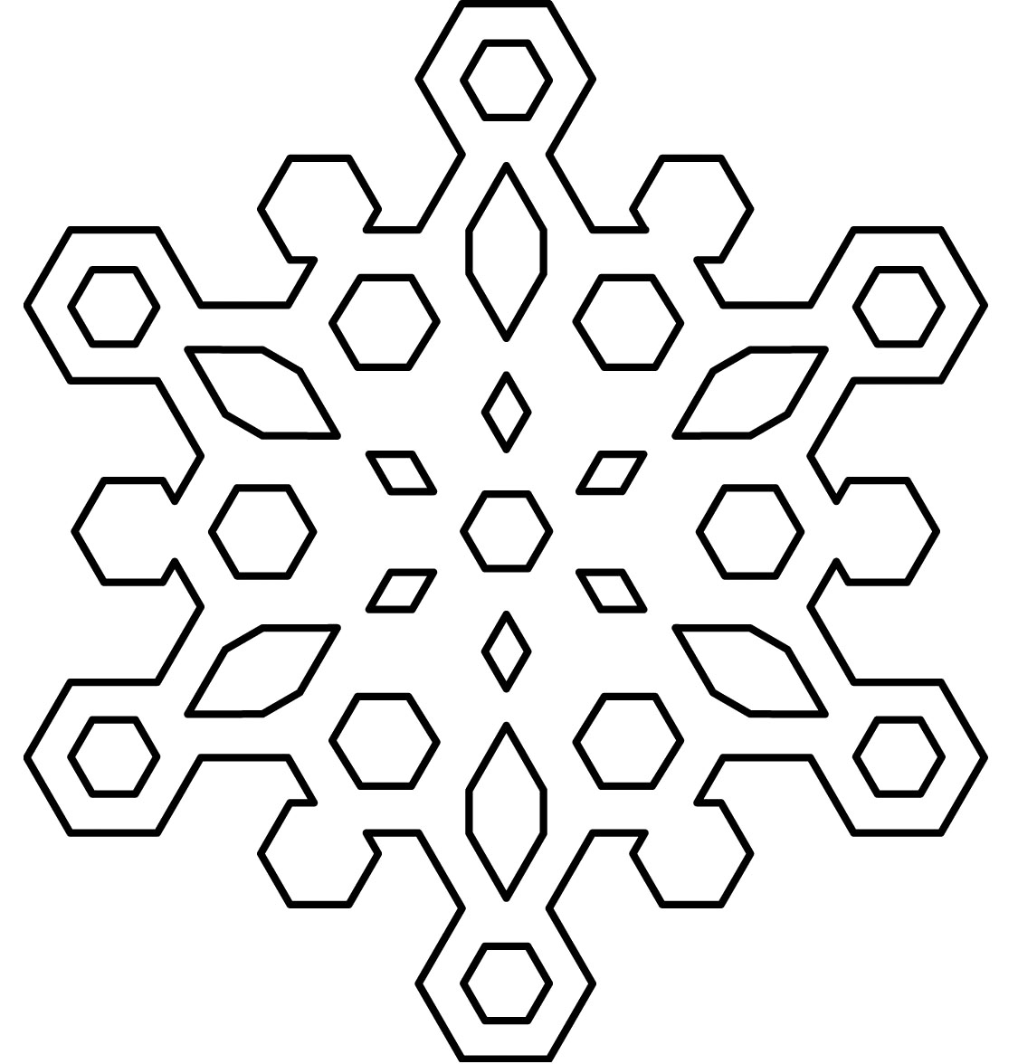 Free Printable Snowflake Coloring Pages For Kids Free Printable Snowflake Coloring Pages For Kids