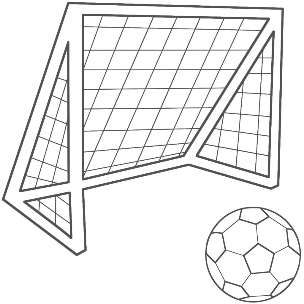 Coloring Pages of Soccer