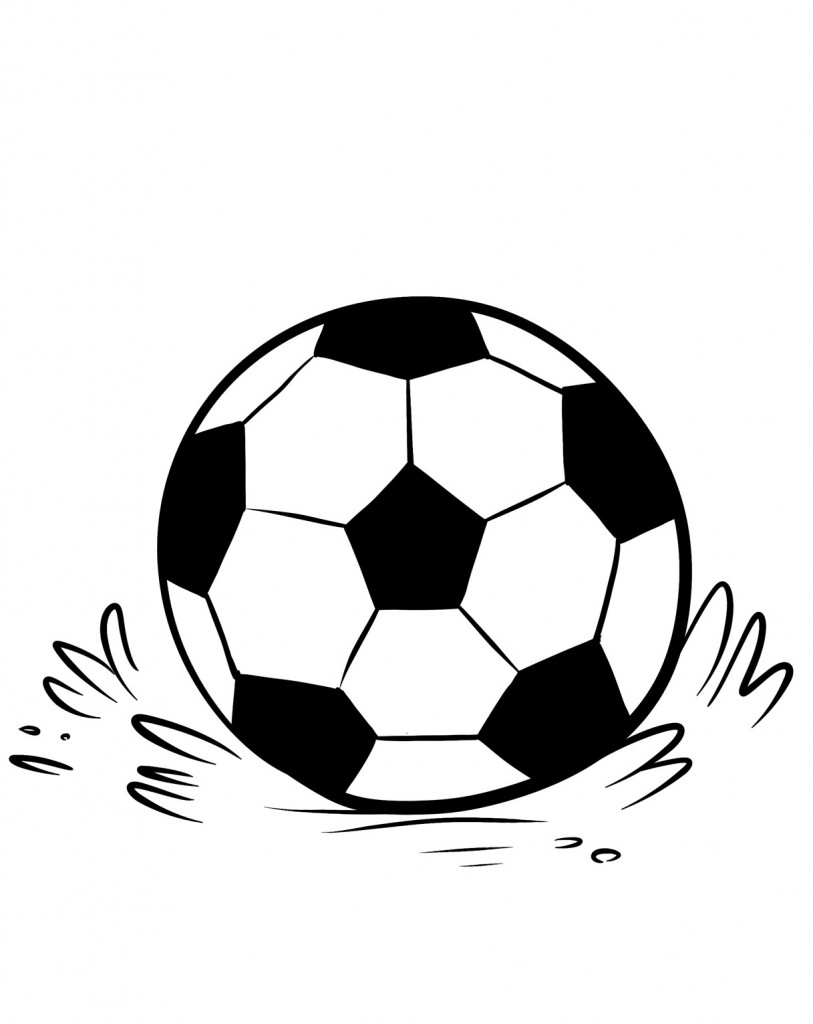 Coloring Pages of Soccer Balls